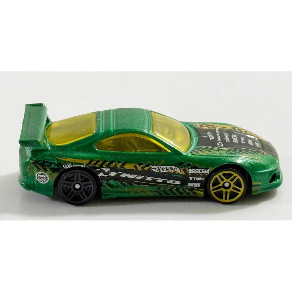 Hot Wheels Toyota Supra Kids 1:64 Green Nitto Drift Series Diecast Car